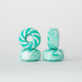 Колеса для скейтборда Footwork Swirl Mint 99A 52мм Колеса для скейтборда Footwork Swirl Mint 99A 52мм